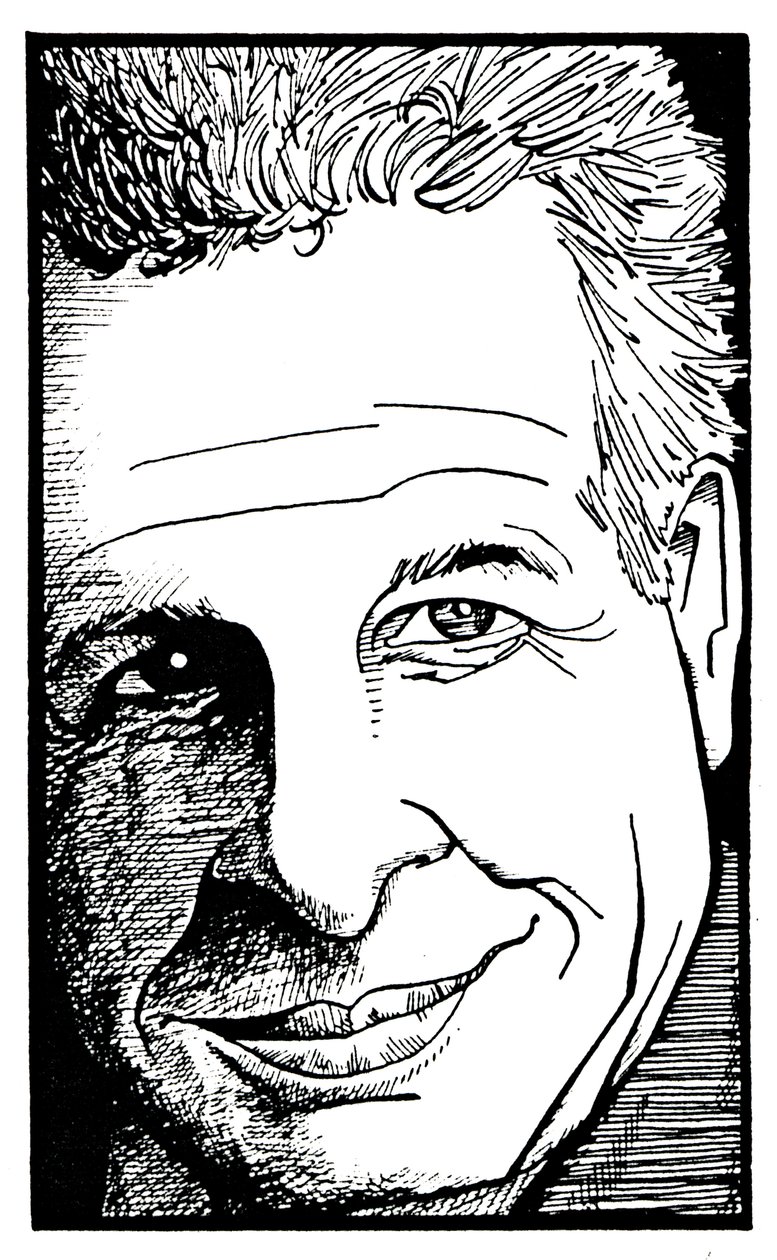 Alexander Goehr - portret door John Minnion