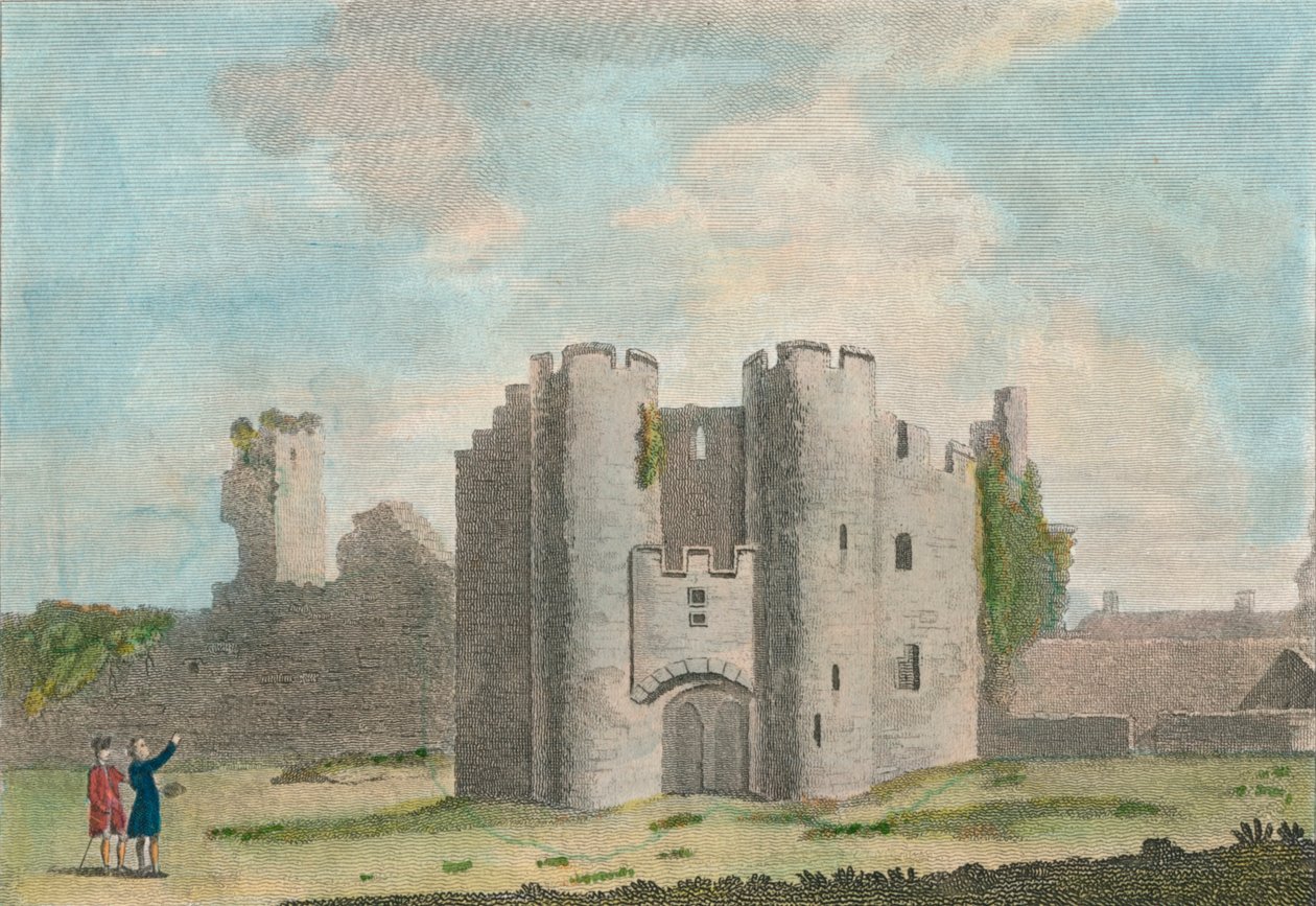 Poort van Pembroke Castle, Pembrokeshire, 1785 door John Newton
