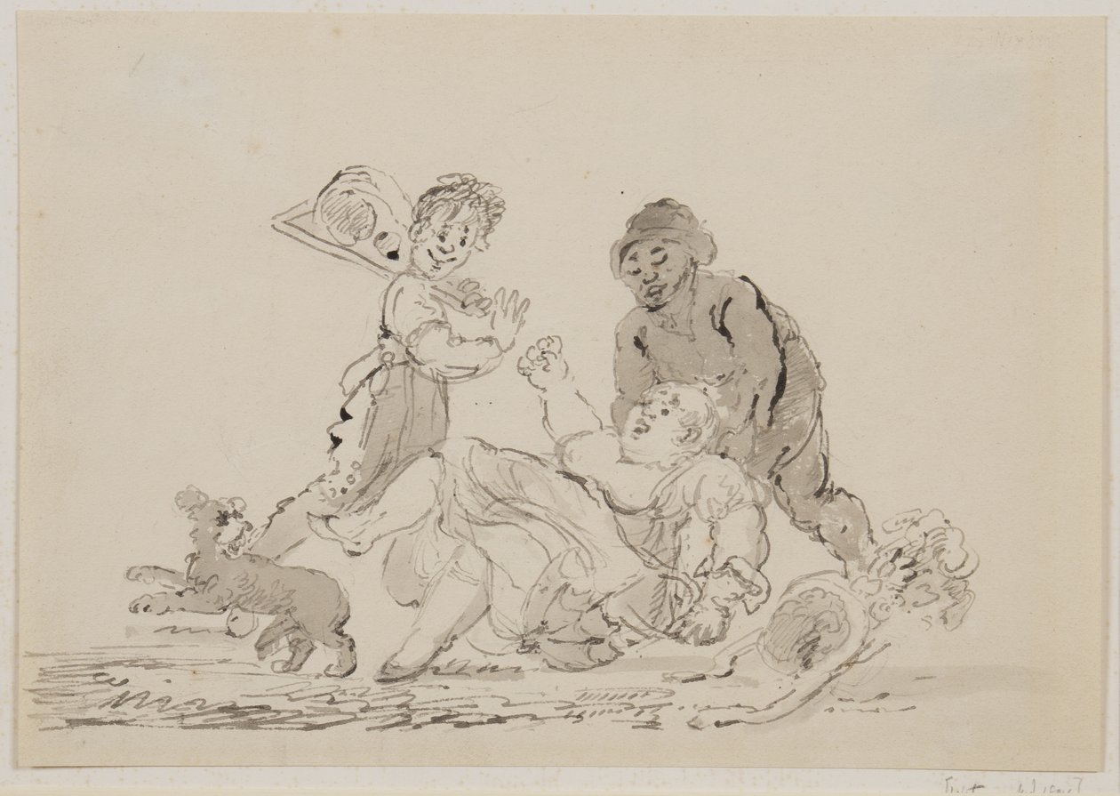 Een straatongeluk, 1804 door John Nixon