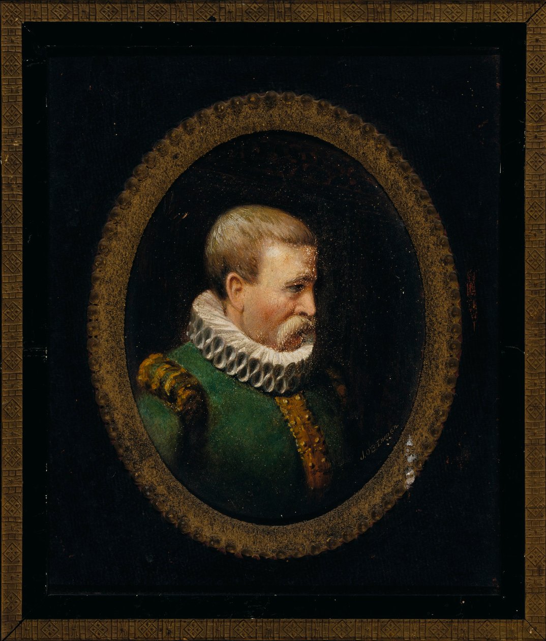 Portret van een hugenoot ten tijde van Charles IX door John O