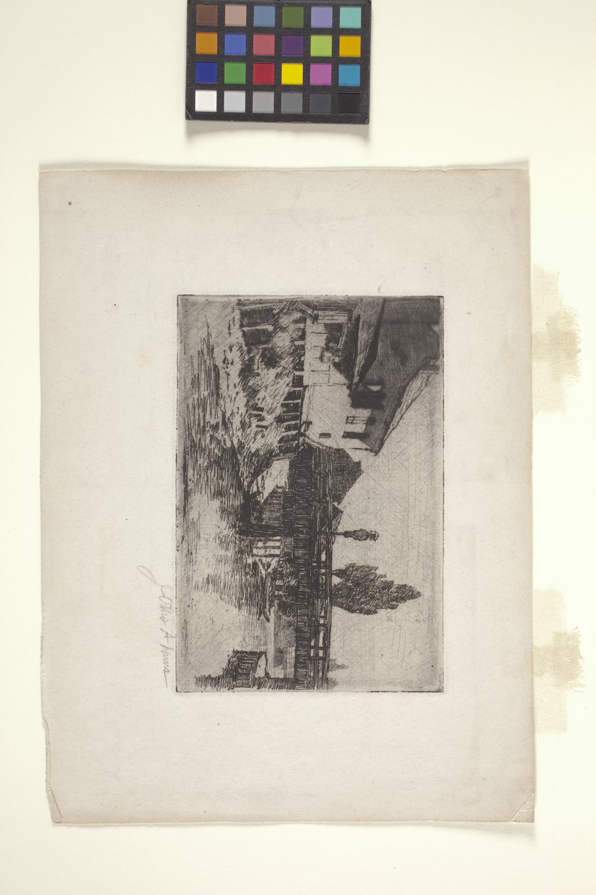 Beierse Schuur En Graanstapel door John Otis Adams