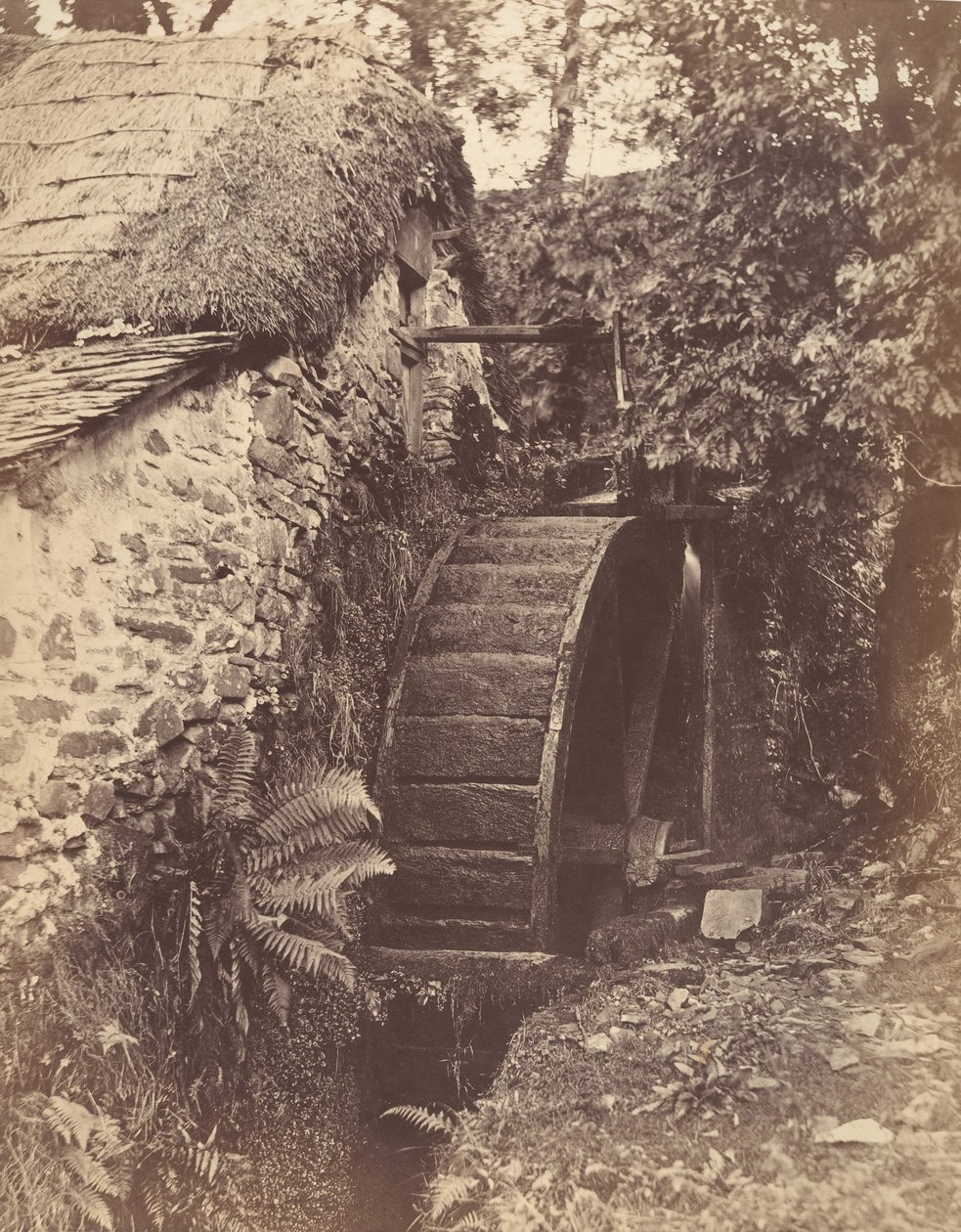 De nieuwe molen, nabij Lynton, Noord-Devon, 1856 door John Percy