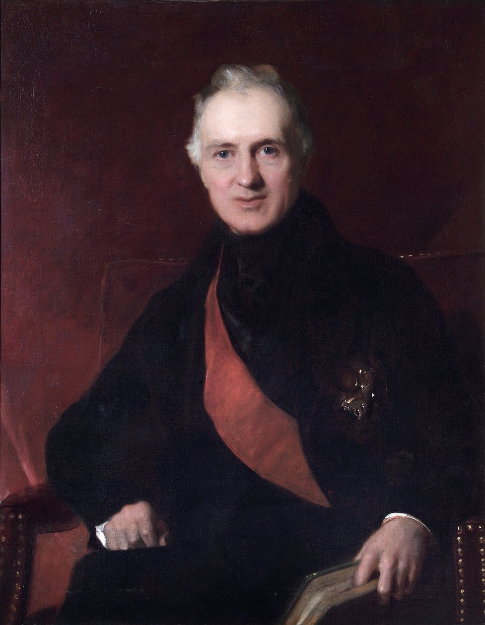 Portret van generaal Sir George Murray, Britse soldaat, ca. 1840s door John Prescott Knight