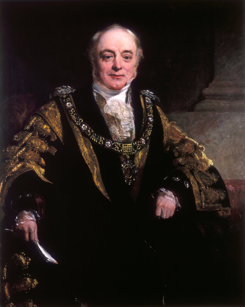 Sir John Musgrave, 1852 door John Preston Knight