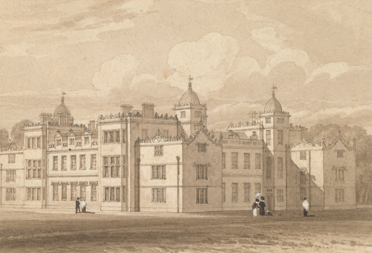 Charlton House, Wiltshire door John Preston Neale