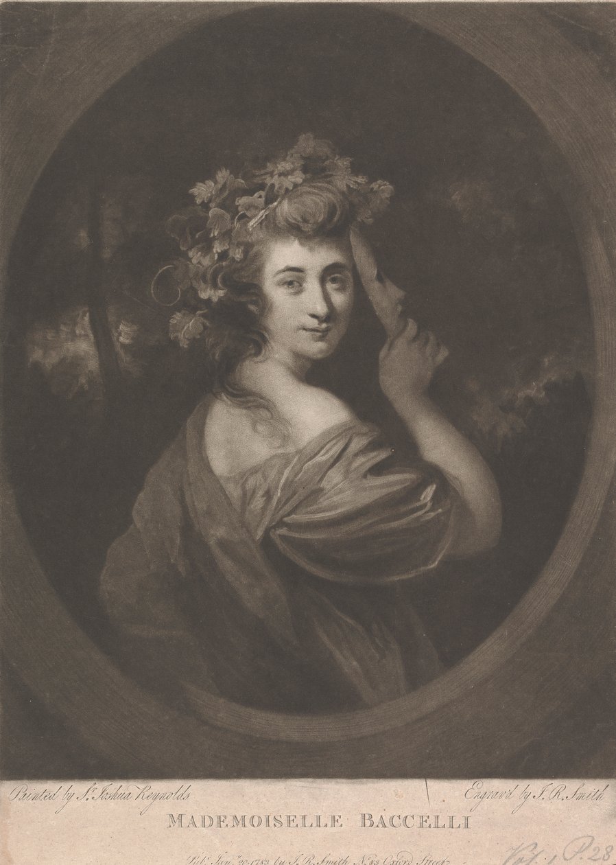 Mademoiselle Baccelli door John Raphael Smith