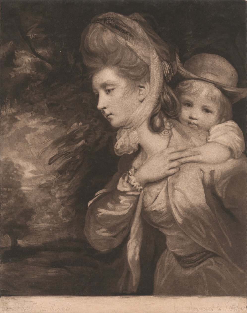 Mevrouw Payne Galwey en haar zoon Charles door John Raphael Smith