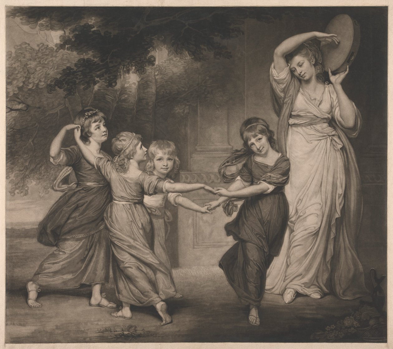 De familie Gower: De kinderen van Granville, 2e Graaf van Gower door John Raphael Smith