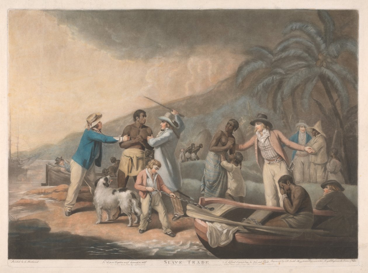 De slavenhandel door John Raphael Smith