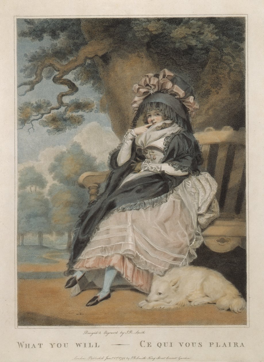 Wat U Wilt - Ce Qui Vous Plaira, 1791 door John Raphael Smith