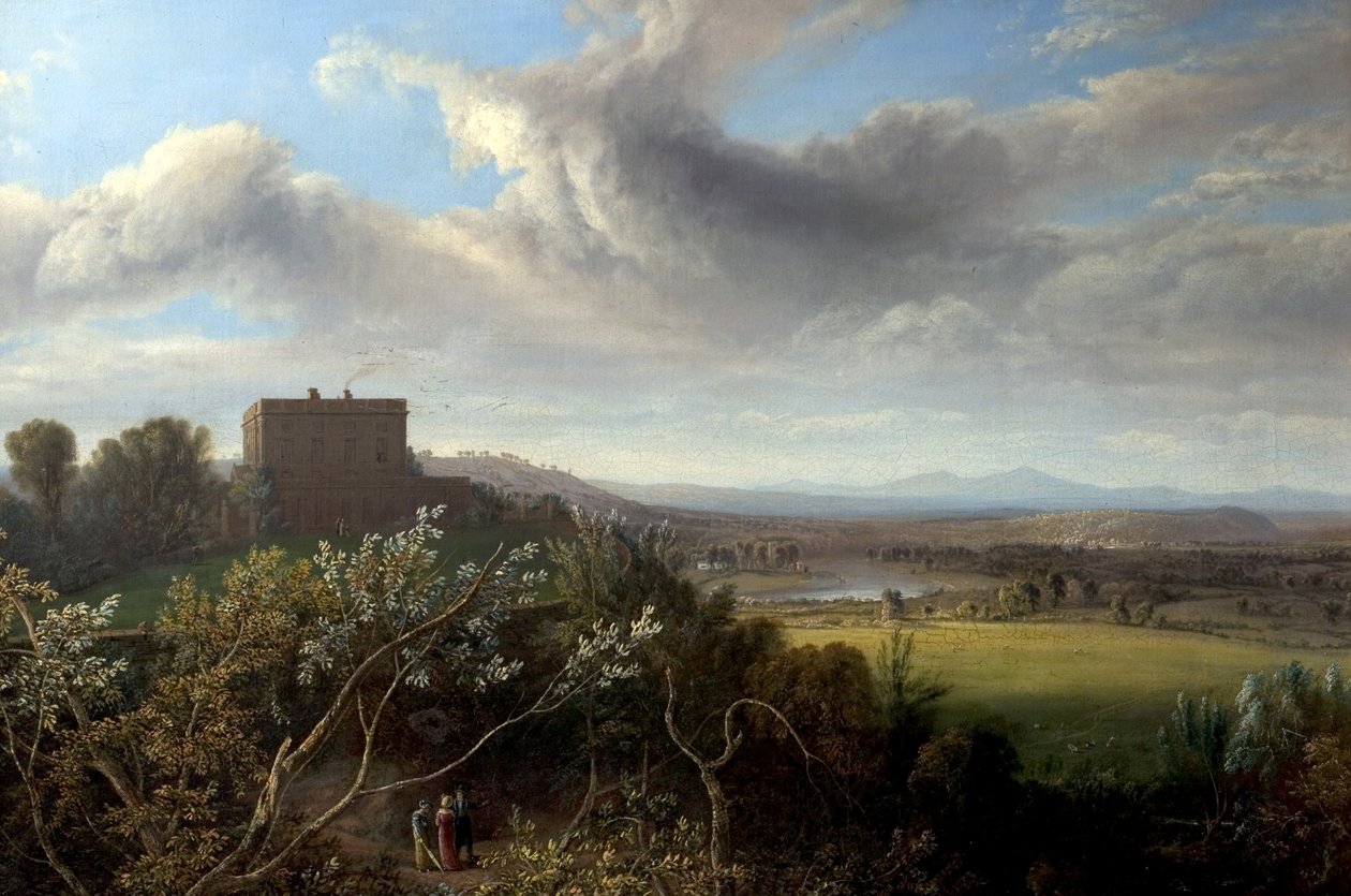 Nottingham Kasteel, 1832 door John Rawson Walker