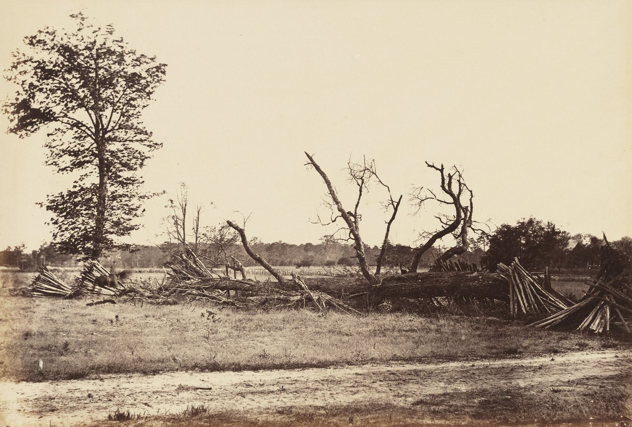 Extreme Linie van de Zuidelijke Werken, Cold Harbor., april 1865 door John Reekie