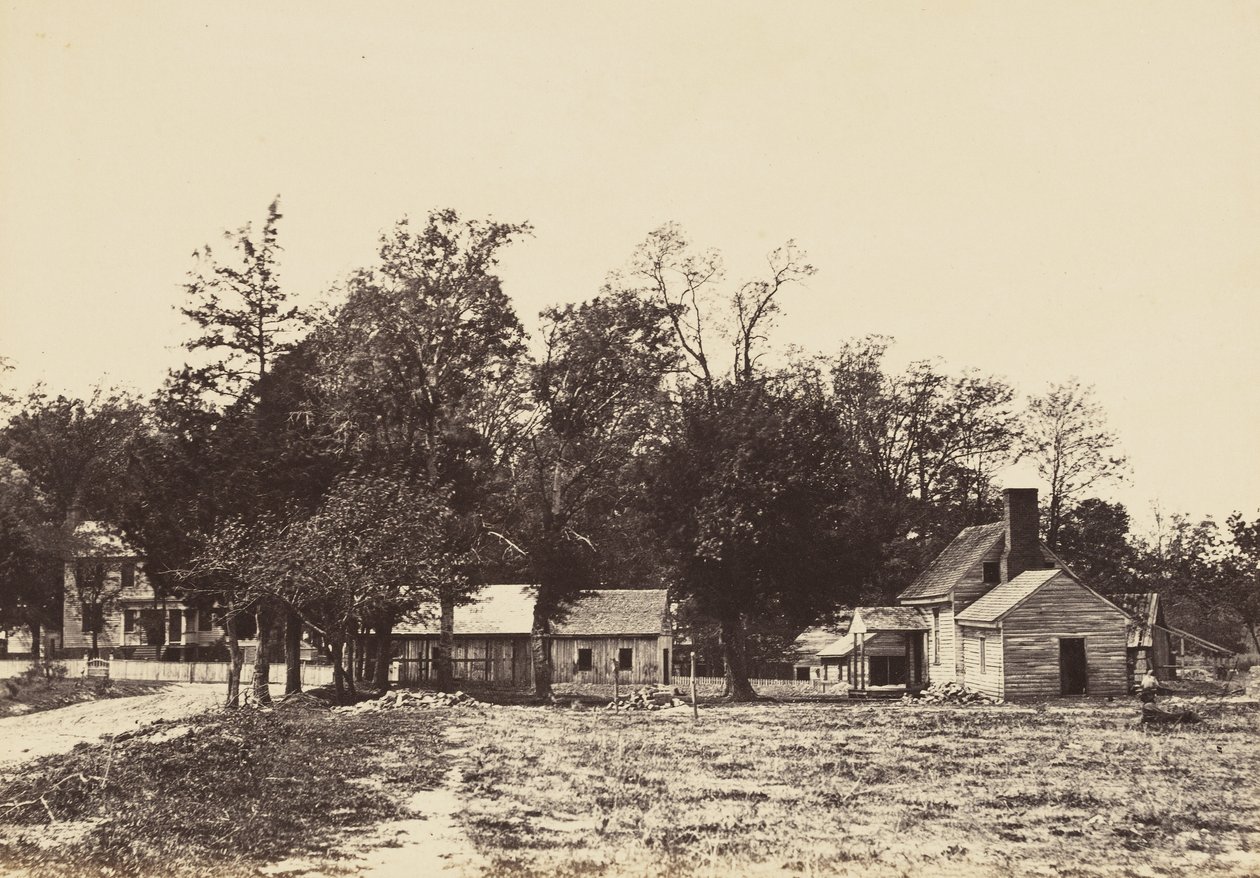 Mechanicsville, Virginia., april 1865 door John Reekie