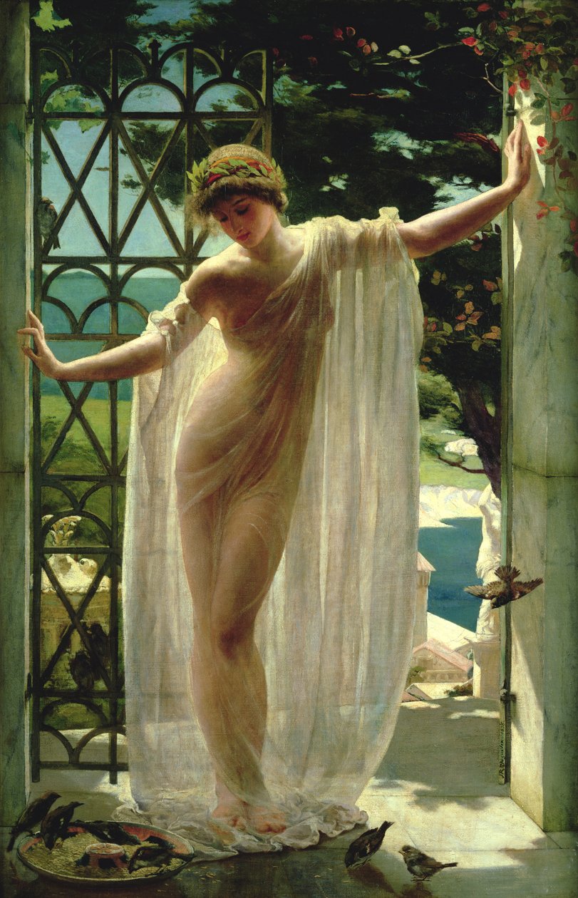 Lesbia door John Reinhard Weguelin