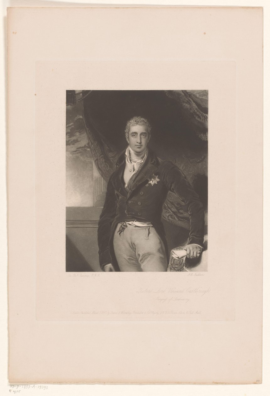 Portret van Robert Stewart door John Richardson Jackson
