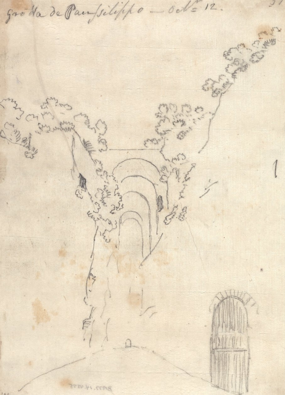 Grot van Posillipo door John Robert Cozens