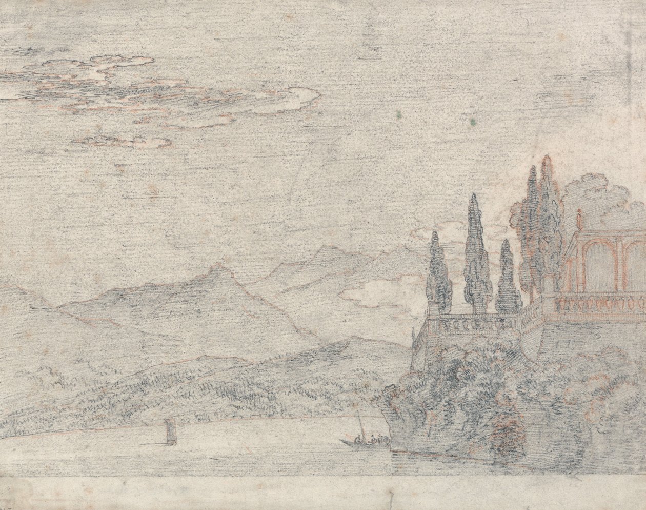 Isola Borromea, Lago Maggiore door John Robert Cozens