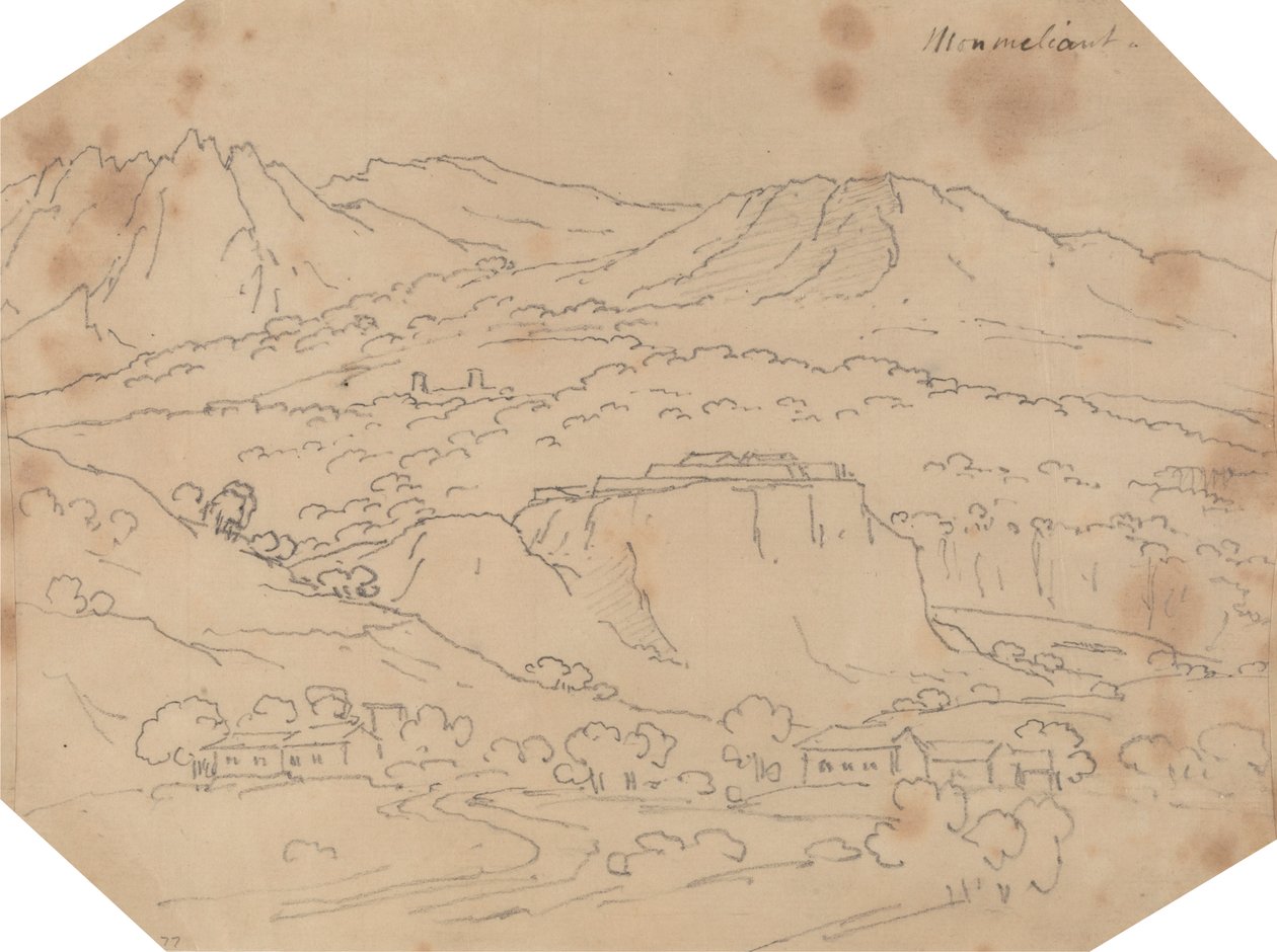 Monmeliant door John Robert Cozens