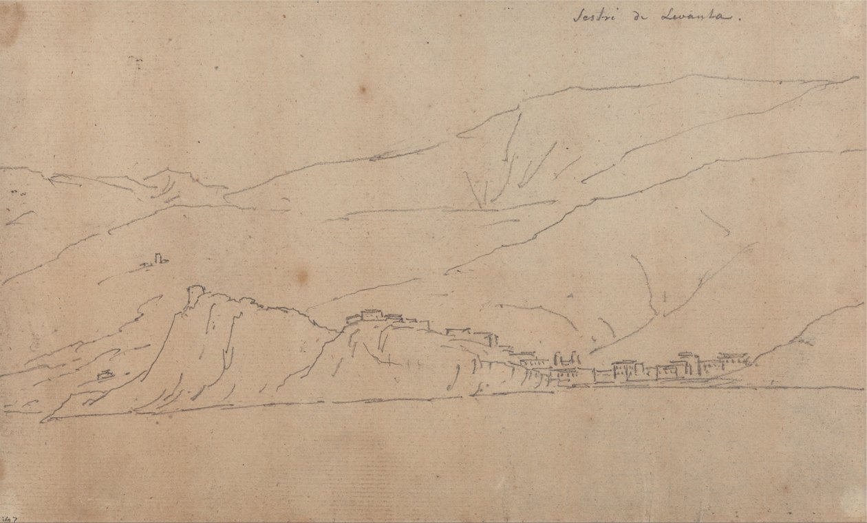 Sestri di Levante door John Robert Cozens