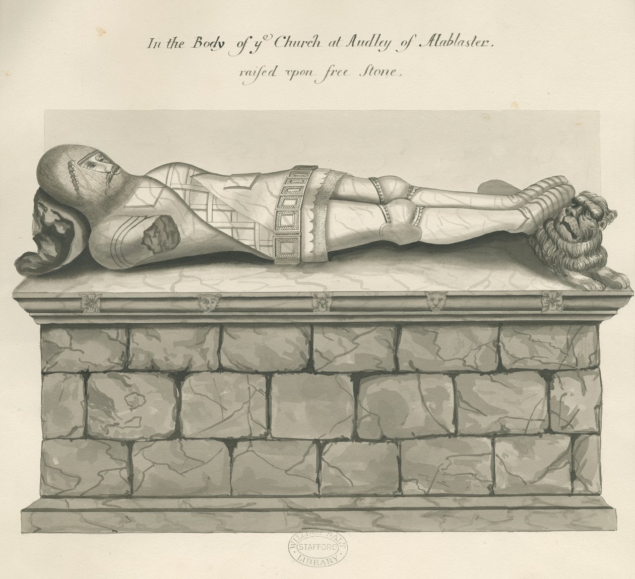 Audley Monumenten - "Audley Ridder" door John Robert Fernyhough