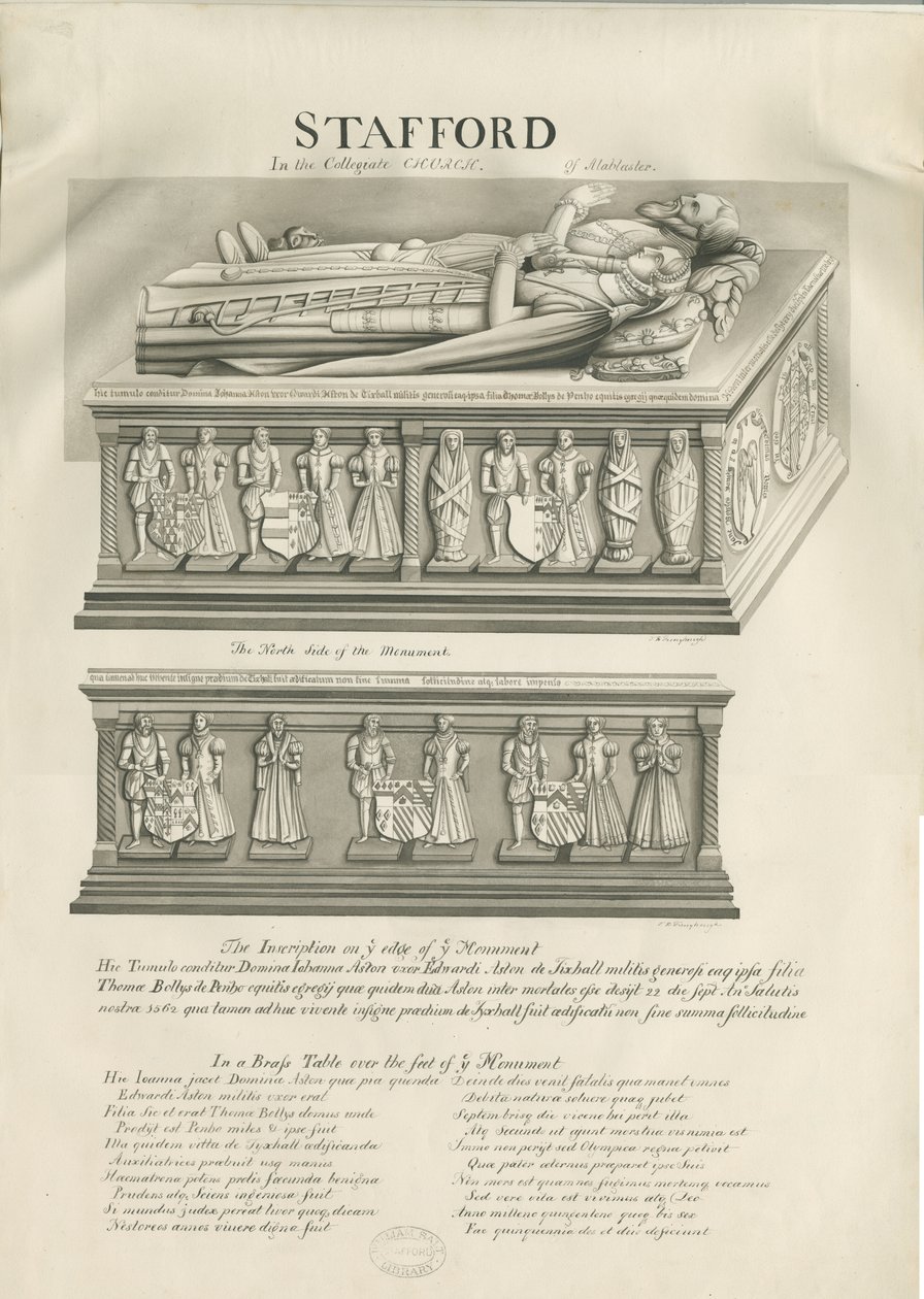 Stafford - Aston Monument in St. Mary