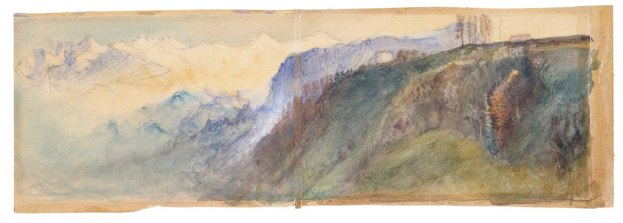 Berner Oberland door John Ruskin