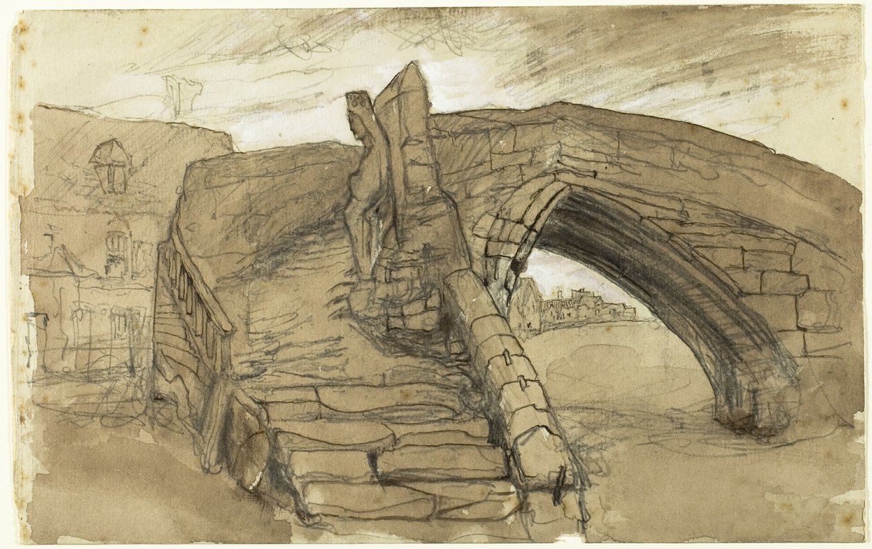 Brug bij Croyland door John Ruskin