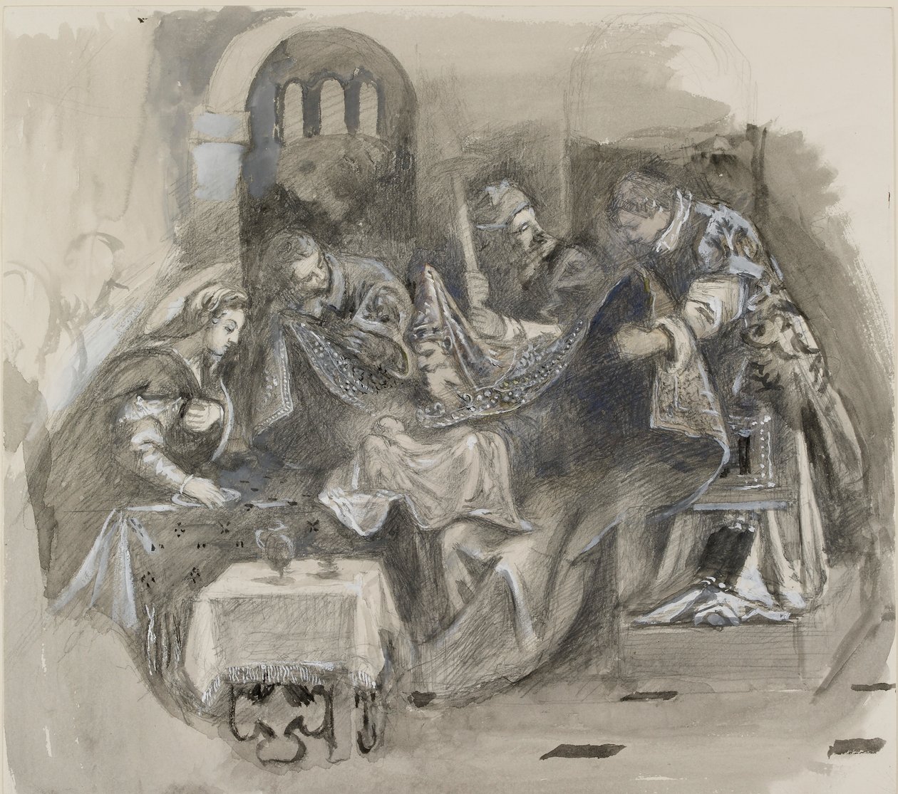 Tekening van Tintoretto