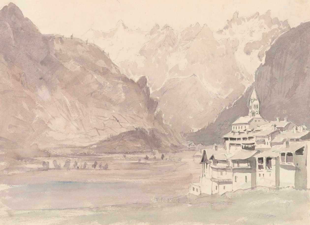 Zwitsers berglandschap door John Ruskin