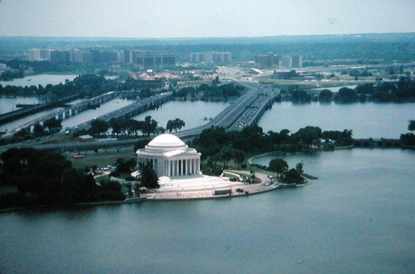 Jefferson Memorial, gebouwd 1938-43 door John Russell Pope