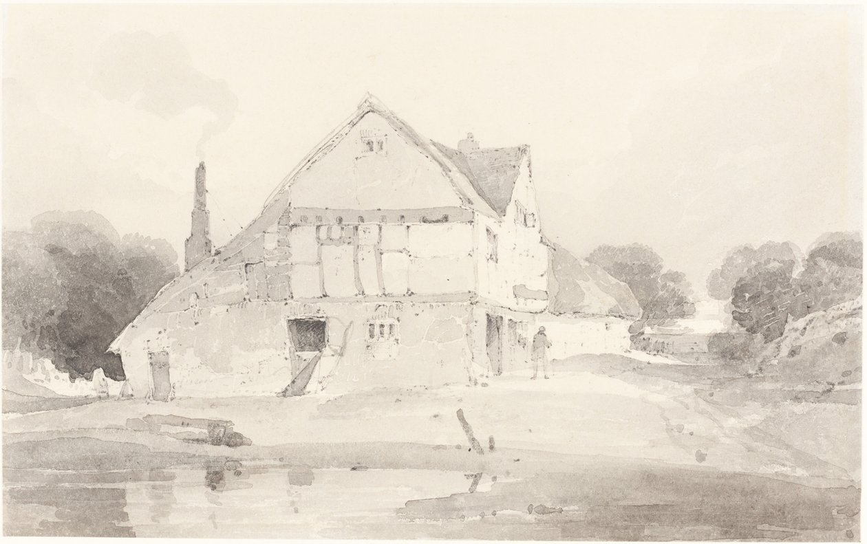 Een Huisje in Dorking in Surrey door John Sell Cotman