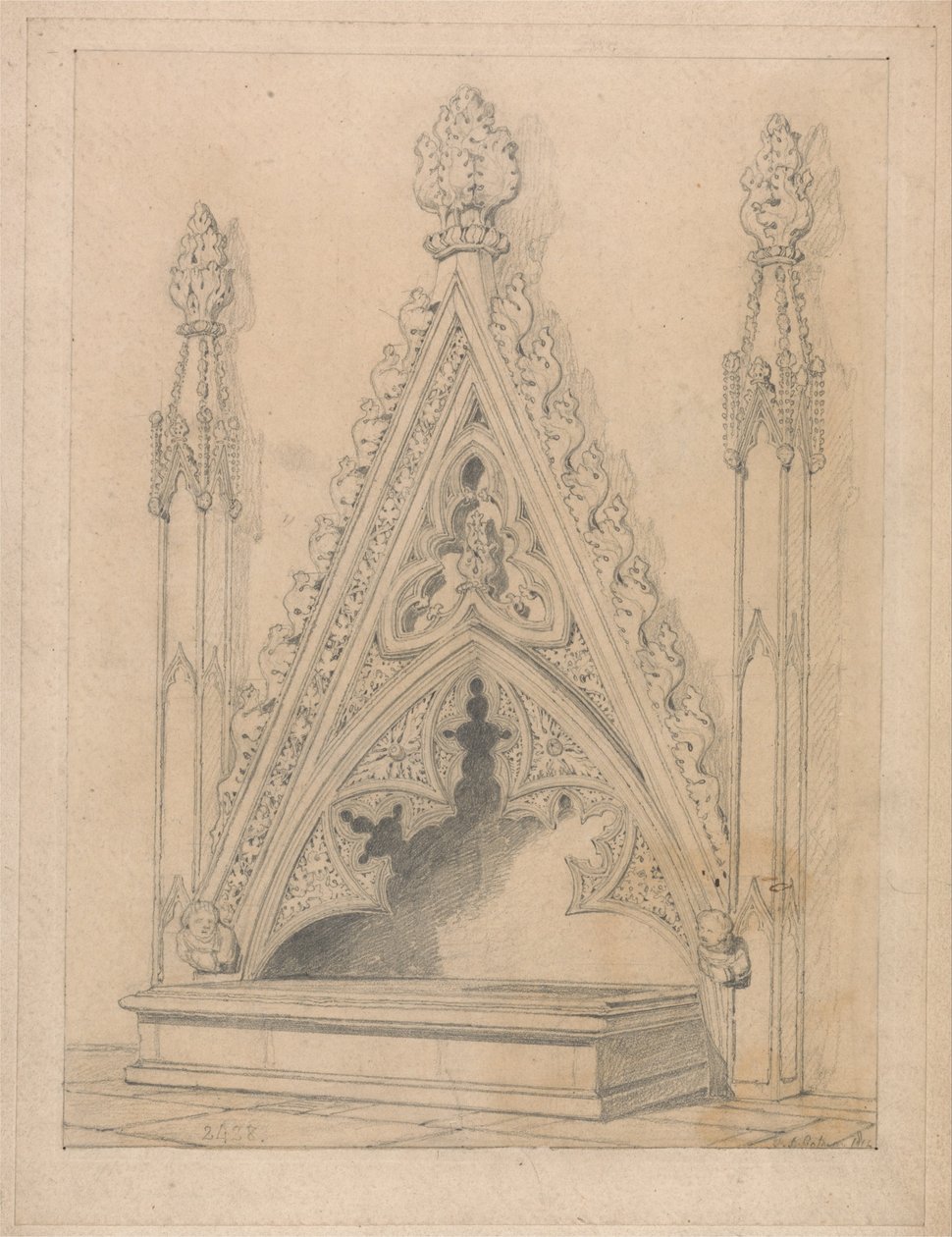 Monument in Raveningham Church, Norfolk door John Sell Cotman
