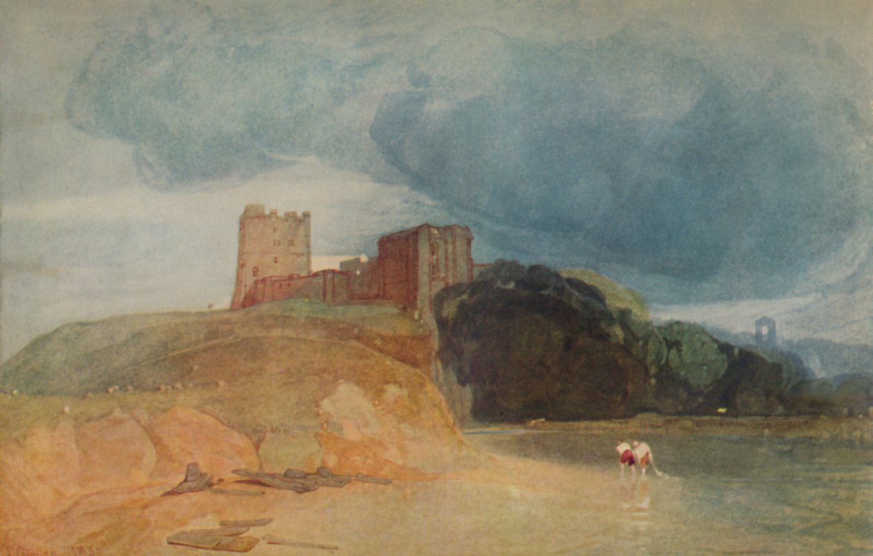 Kasteel op een heuvel, 1923 door John Sell Cotman