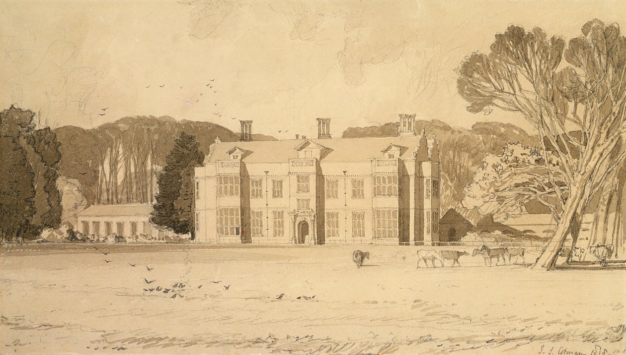 Felbrigg Hall, Norfolk door John Sell Cotman