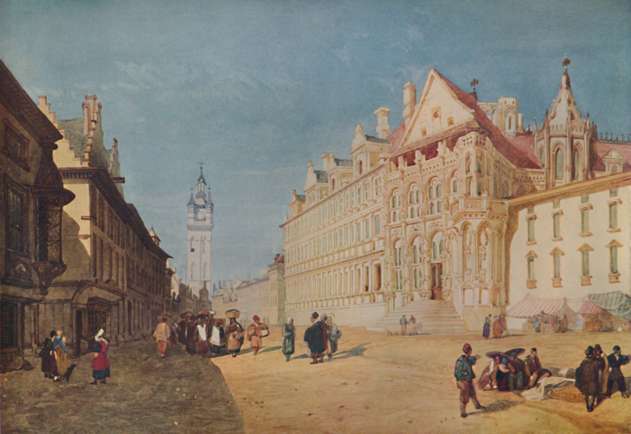 Stadhuis, Gent, 1923 door John Sell Cotman