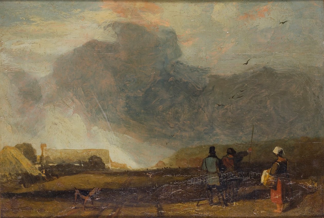 Landschap in Normandië, 1802-1842 door John Sell Cotman