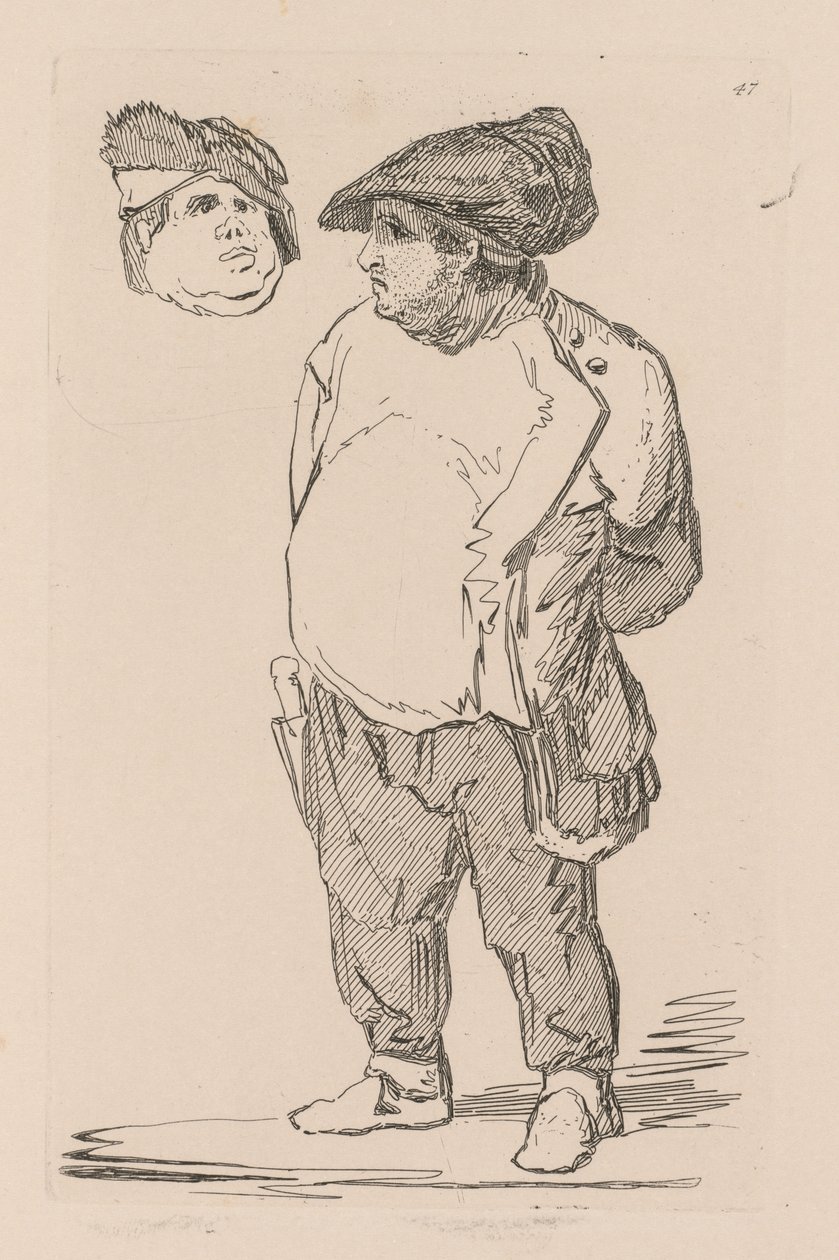 Liber Studiorum: Plaat 47, Een studie, 1838 door John Sell Cotman