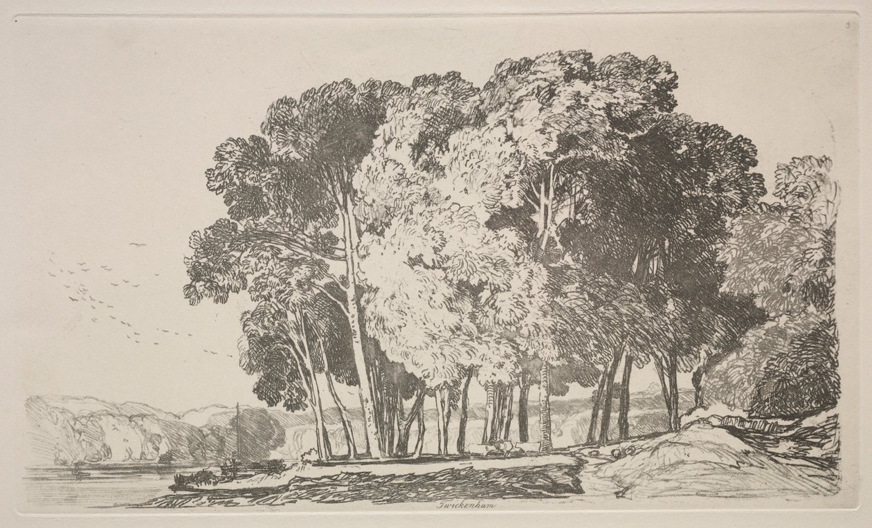 Liber Studiorum: Twickenham, 1838 door John Sell Cotman