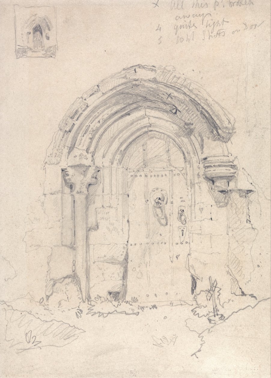 Portiek van de kerk van Stratton Saint Mary