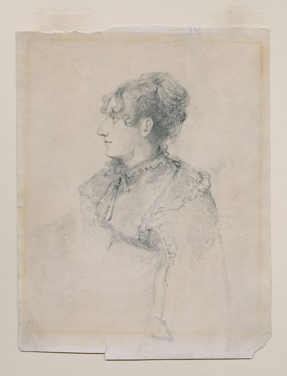 Portret van mevrouw Parr(?), zus van mevrouw John Sell Cotman, genaamd 