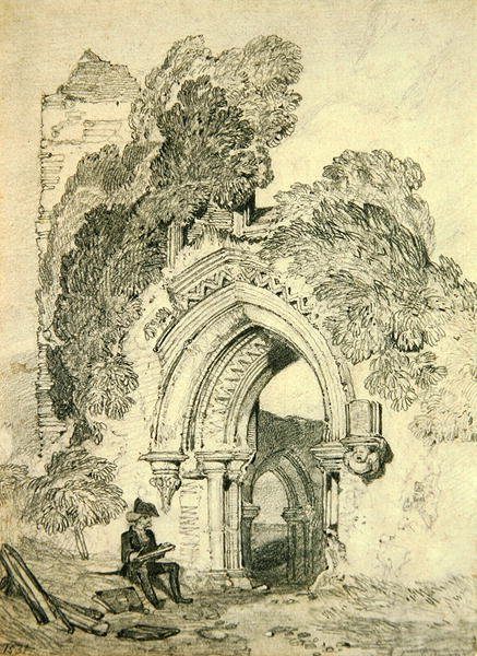 Romaans Ruïne door John Sell Cotman