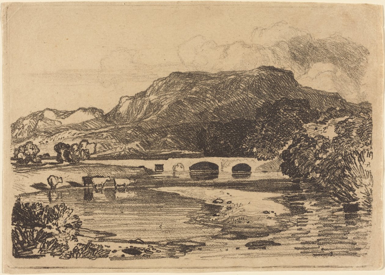 Tan y Bwlch, Noord-Wales door John Sell Cotman