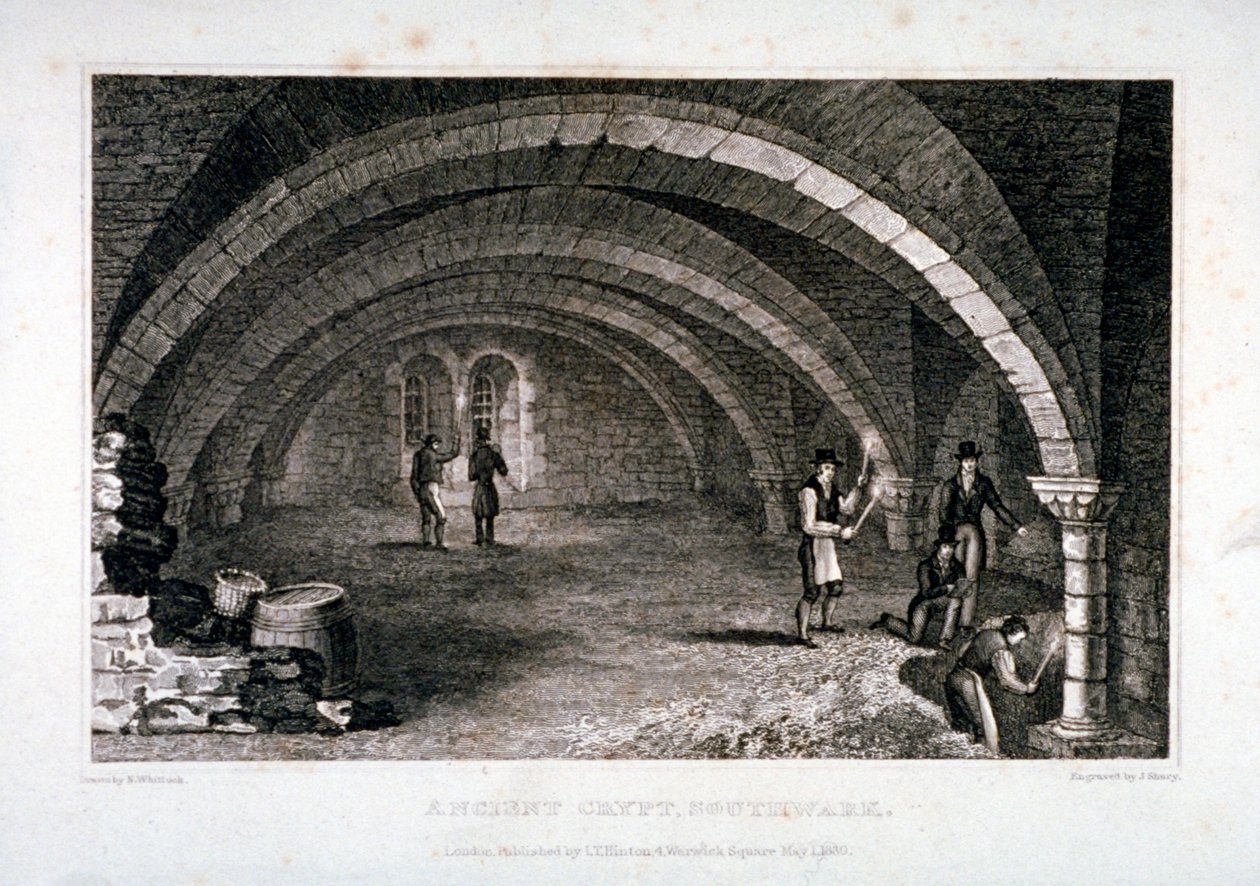 Interieur van de crypte, St Saviour