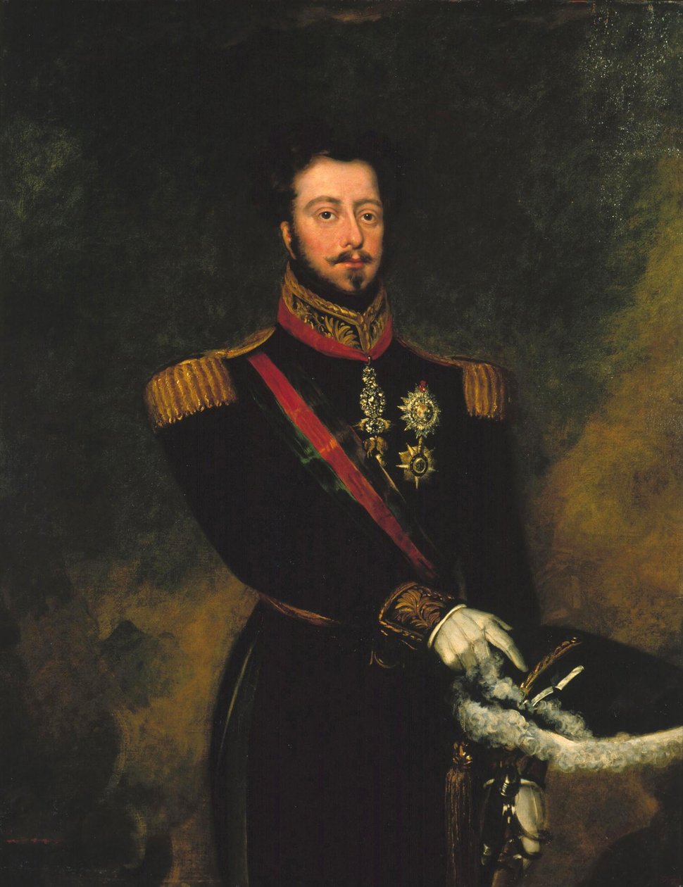 Portret van D. Pedro, Hertog van Bragança door John Simpson