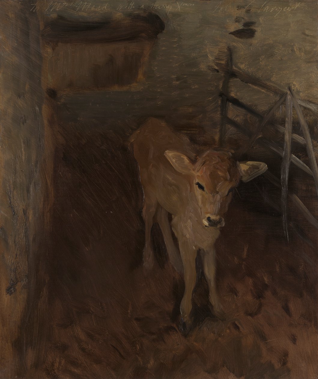 Een Jersey kalf door John Singer Sargent