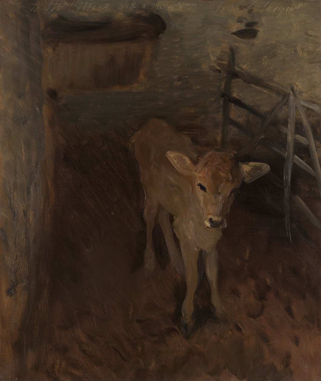 Een kalf uit Jersey door John Singer Sargent