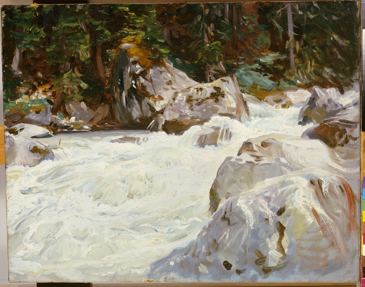 Een stroom in Noorwegen, 1901 door John Singer Sargent