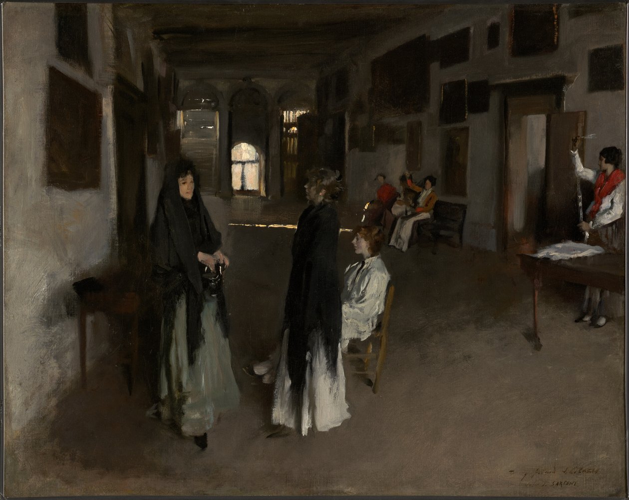 Een Venetiaans interieur door John Singer Sargent