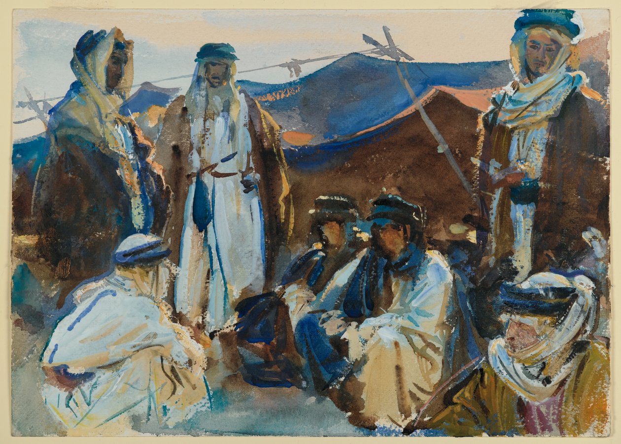 Bedoeïenenkamp, ca.1905-06 door John Singer Sargent