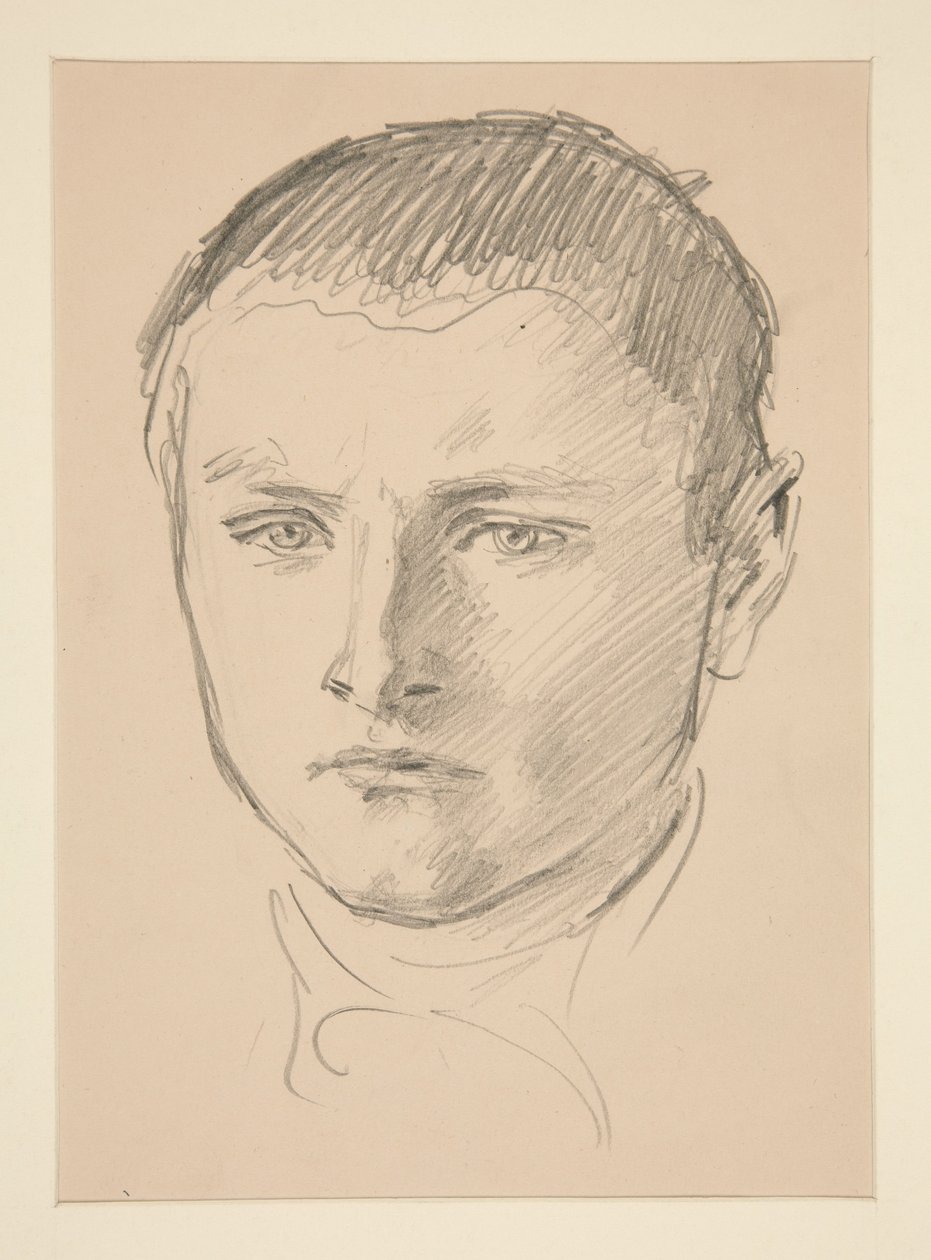Het hoofd van een jongen door John Singer Sargent
